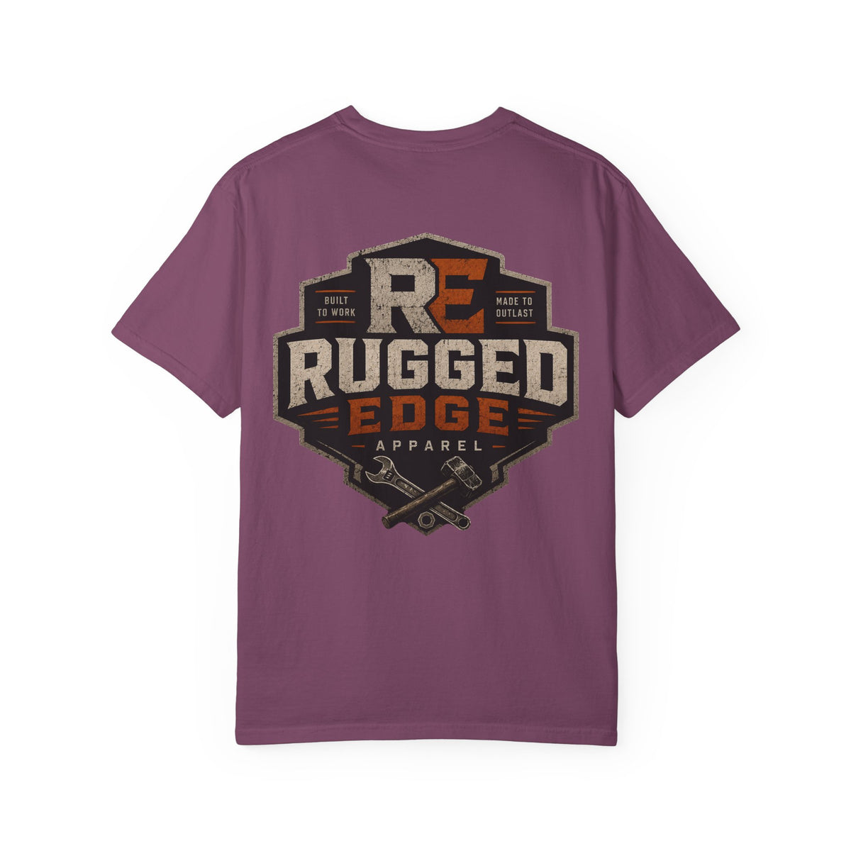 Rugged Edge Logo T-Shirt — Vintage Workwear Graphic Tee
