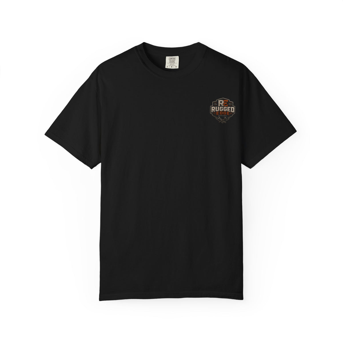 Rugged Edge Logo T-Shirt — Vintage Workwear Graphic Tee
