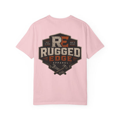 Rugged Edge Logo T-Shirt — Vintage Workwear Graphic Tee