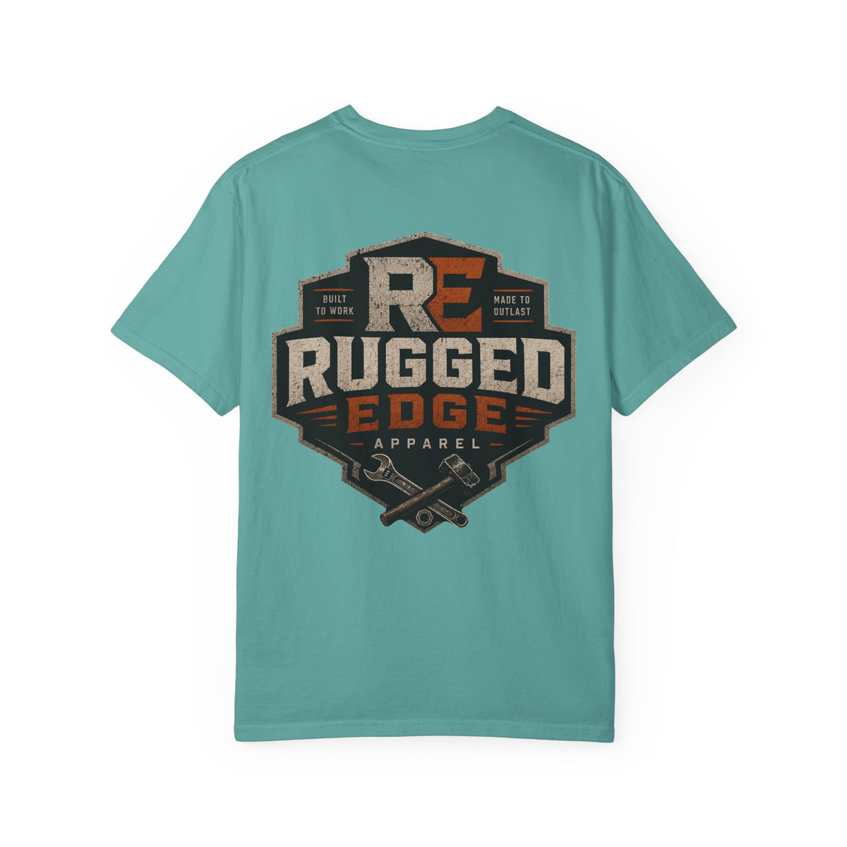 Rugged Edge Logo T-Shirt — Vintage Workwear Graphic Tee