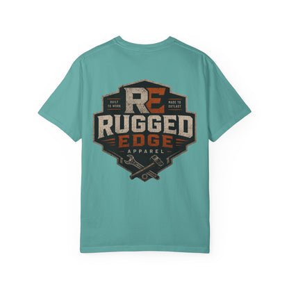 Rugged Edge Logo T-Shirt — Vintage Workwear Graphic Tee