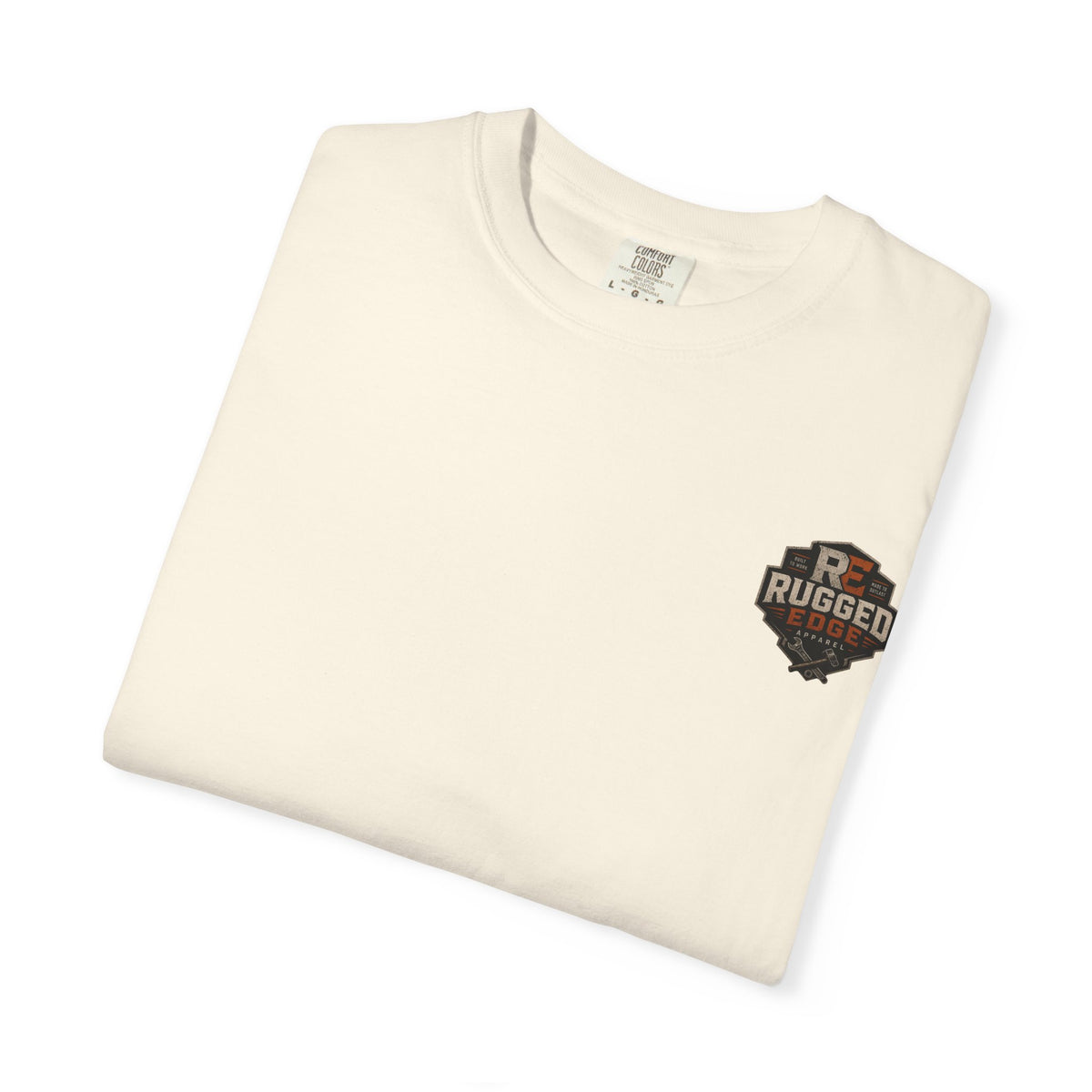 Rugged Edge Logo T-Shirt — Vintage Workwear Graphic Tee