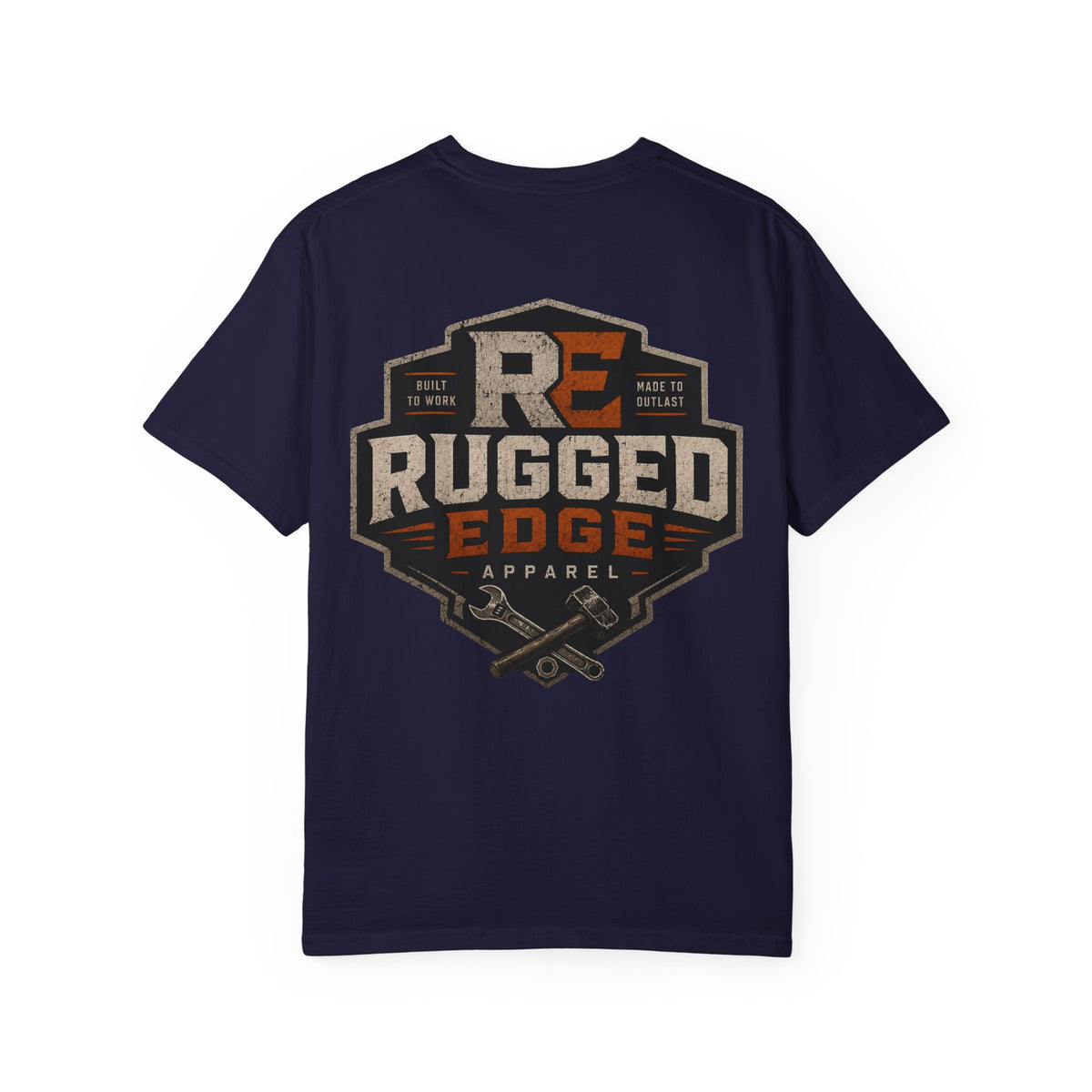 Rugged Edge Logo T-Shirt — Vintage Workwear Graphic Tee