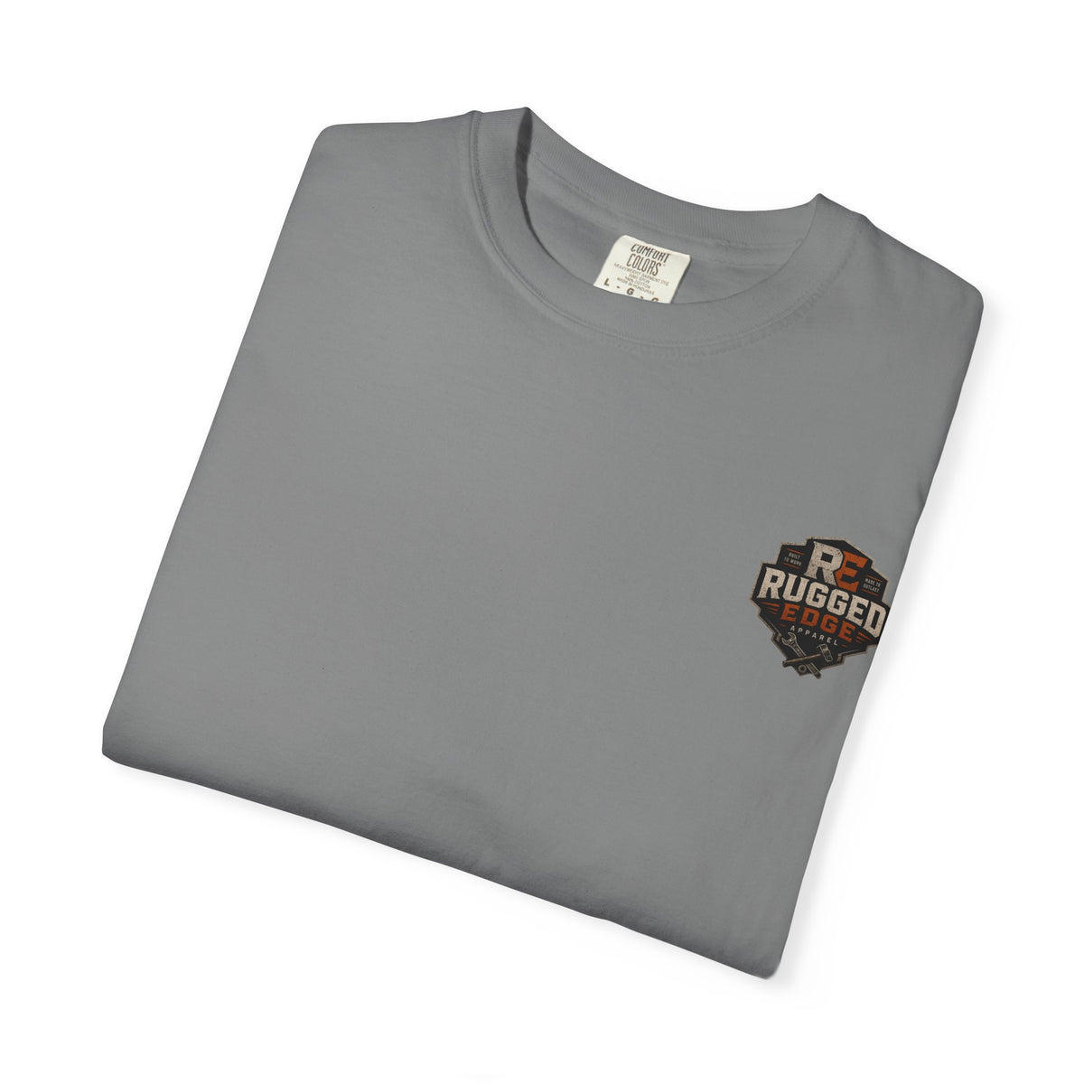 Rugged Edge Logo T-Shirt — Vintage Workwear Graphic Tee