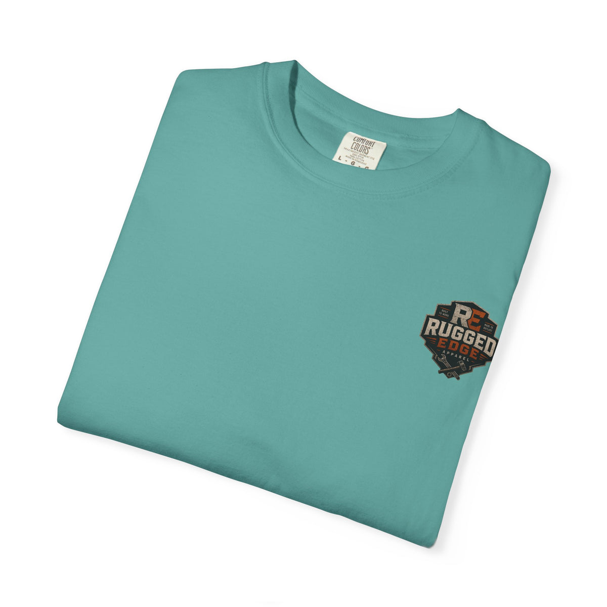 Rugged Edge Logo T-Shirt — Vintage Workwear Graphic Tee
