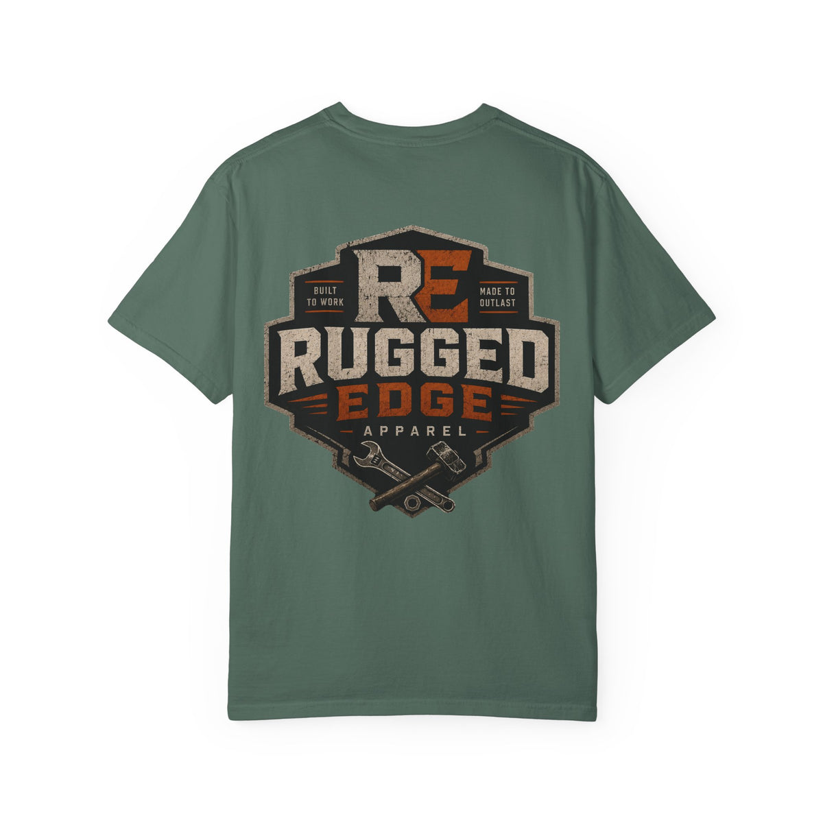 Rugged Edge Logo T-Shirt — Vintage Workwear Graphic Tee