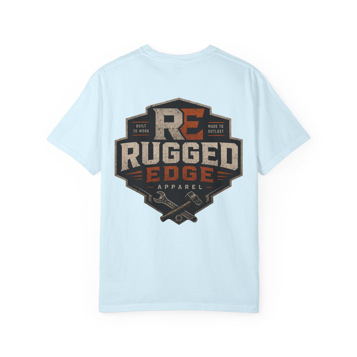 Rugged Edge Logo T-Shirt — Vintage Workwear Graphic Tee