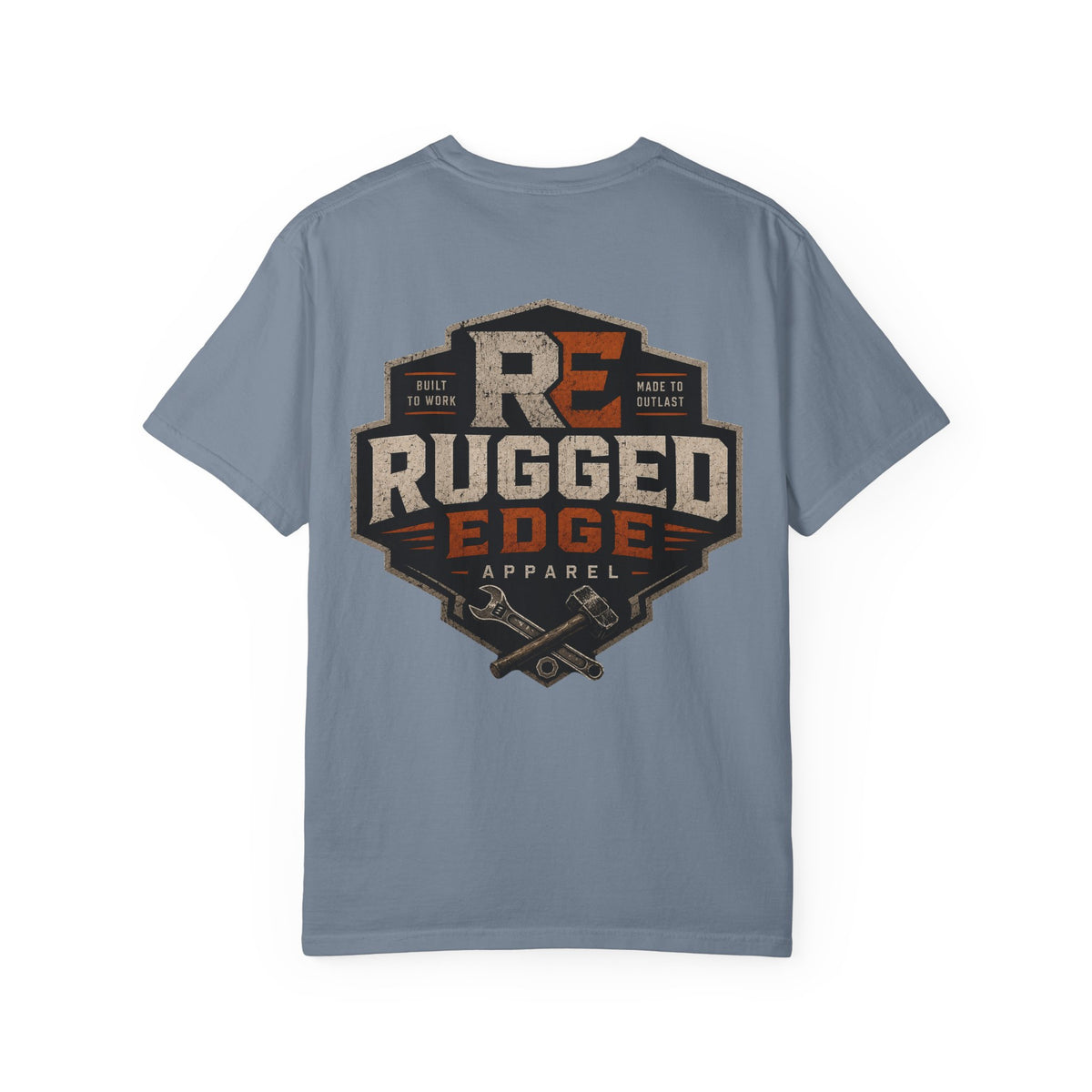 Rugged Edge Logo T-Shirt — Vintage Workwear Graphic Tee