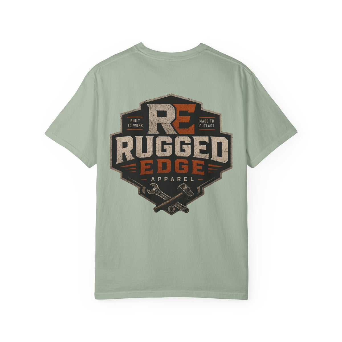 Rugged Edge Logo T-Shirt — Vintage Workwear Graphic Tee