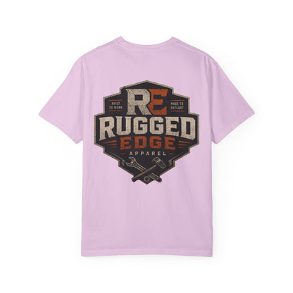 Rugged Edge Logo T-Shirt — Vintage Workwear Graphic Tee