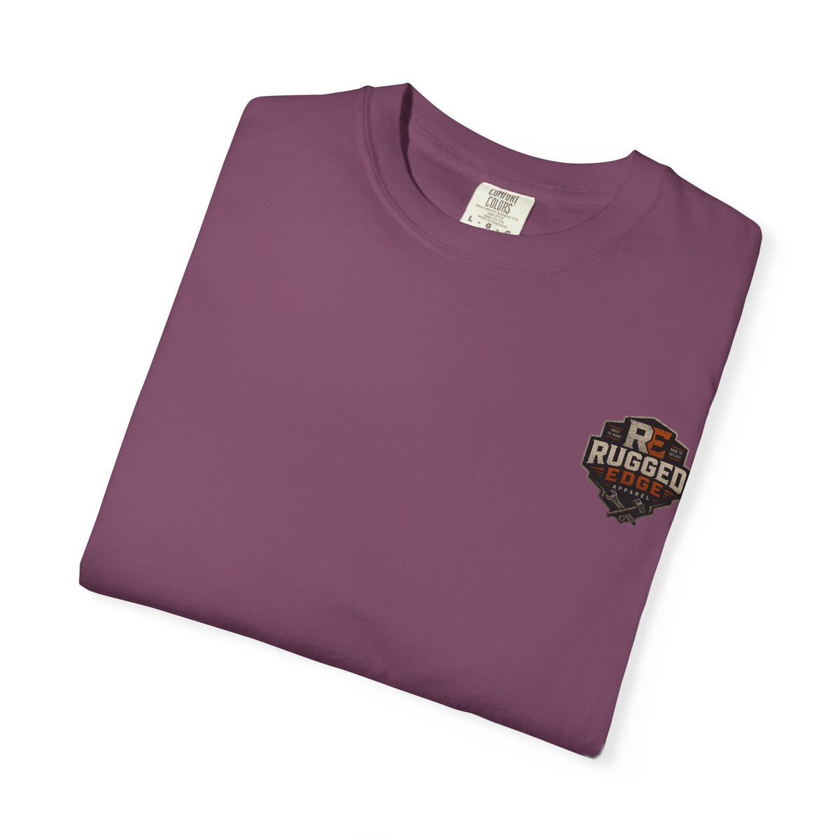 Rugged Edge Logo T-Shirt — Vintage Workwear Graphic Tee