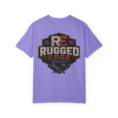 Rugged Edge Logo T-Shirt — Vintage Workwear Graphic Tee