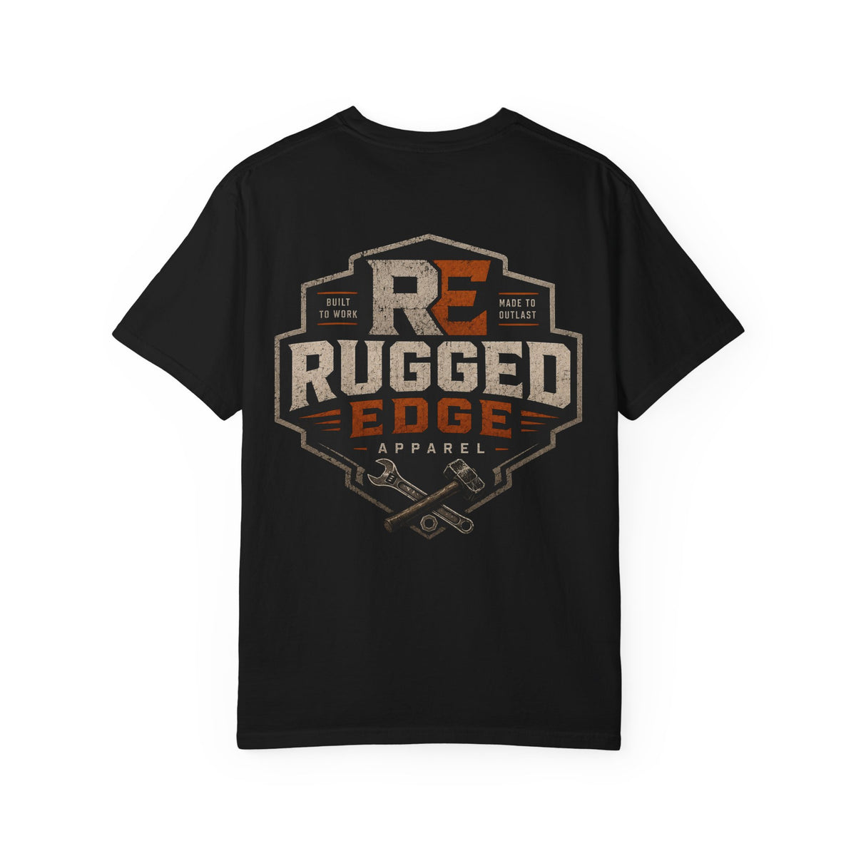 Rugged Edge Logo T-Shirt — Vintage Workwear Graphic Tee