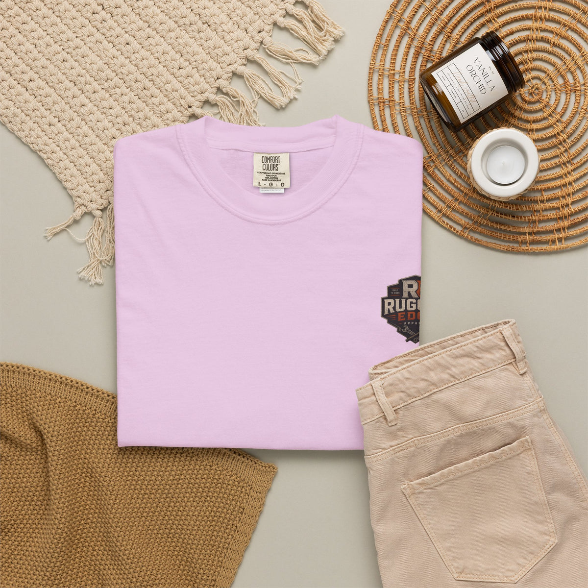 Rugged Edge Logo T-Shirt — Vintage Workwear Graphic Tee