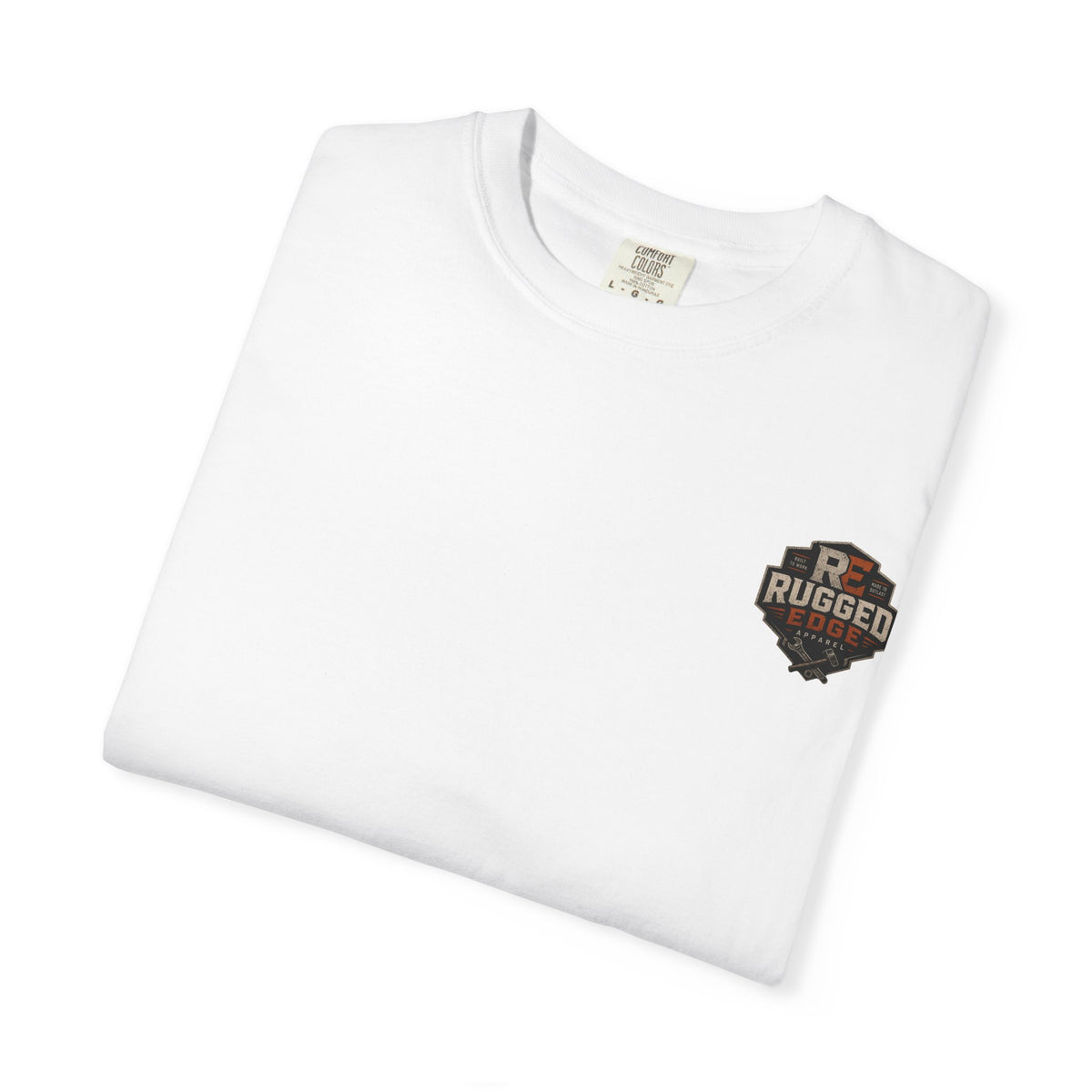 Rugged Edge Logo T-Shirt — Vintage Workwear Graphic Tee
