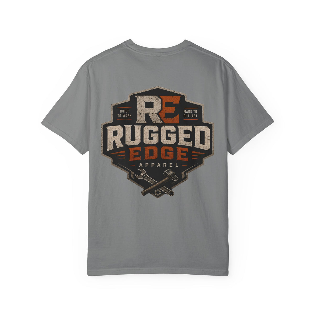 Rugged Edge Logo T-Shirt — Vintage Workwear Graphic Tee