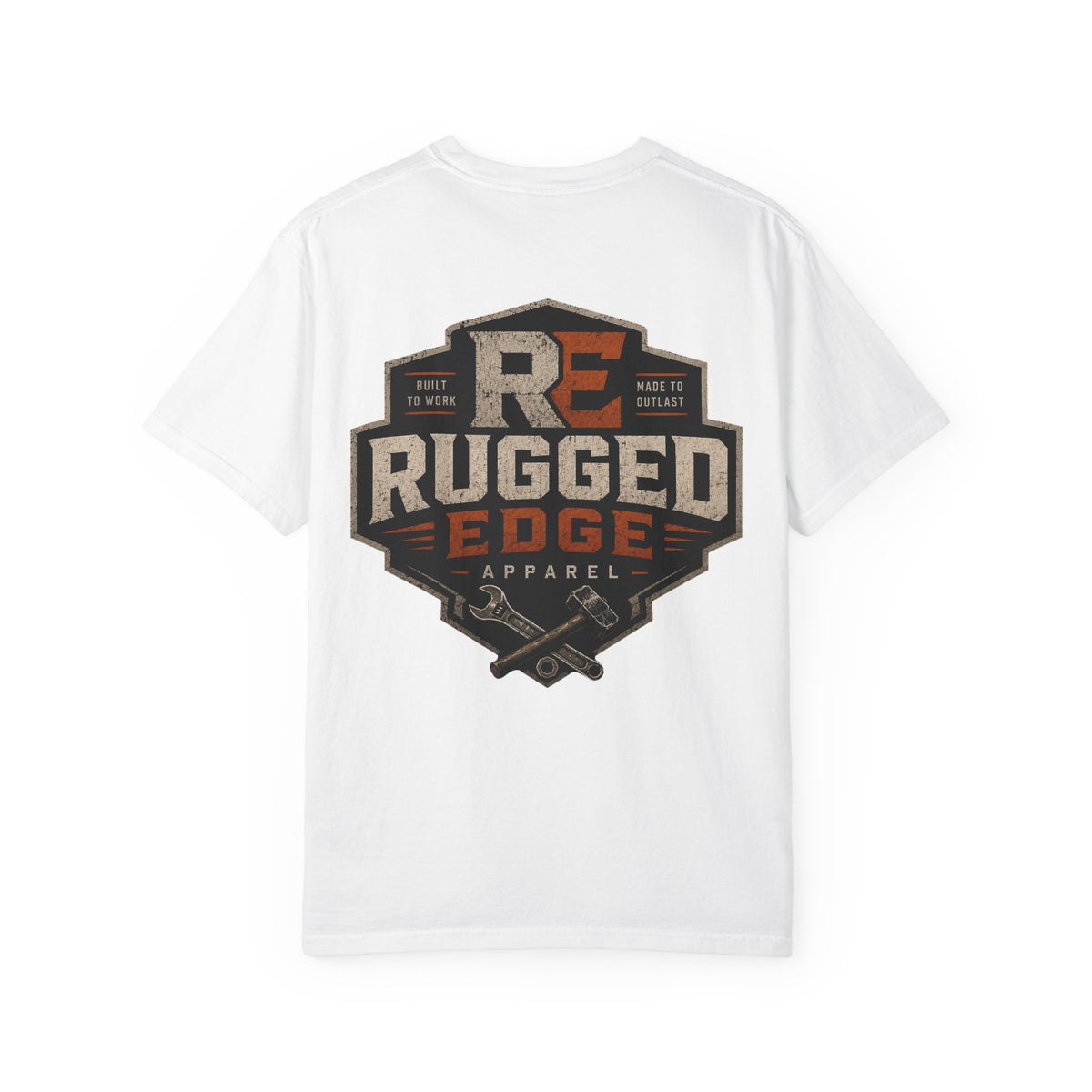 Rugged Edge Logo T-Shirt — Vintage Workwear Graphic Tee