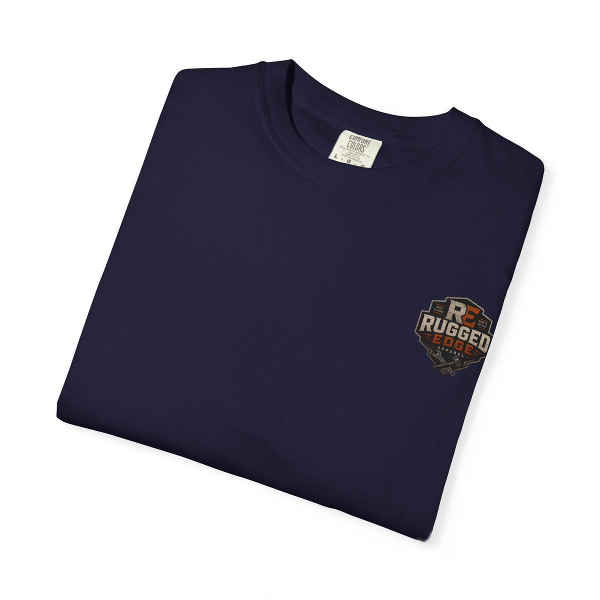 Rugged Edge Logo T-Shirt — Vintage Workwear Graphic Tee