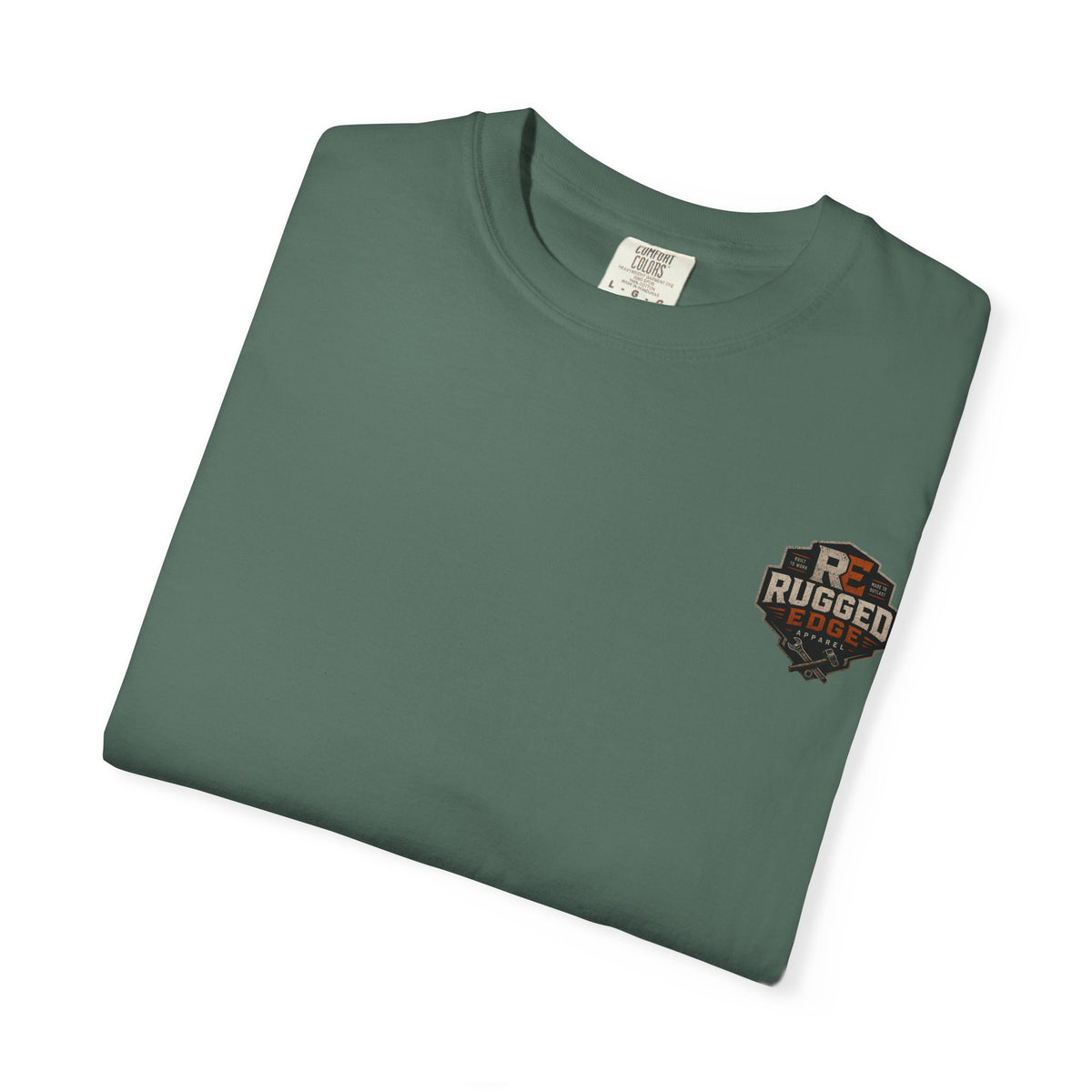 Rugged Edge Logo T-Shirt — Vintage Workwear Graphic Tee