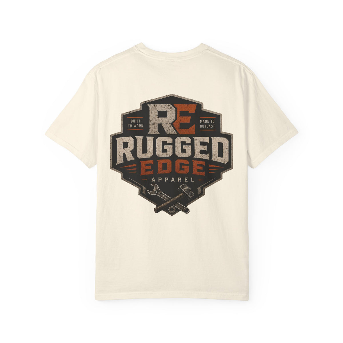Rugged Edge Logo T-Shirt — Vintage Workwear Graphic Tee